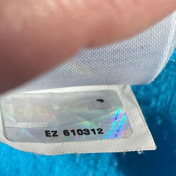 The North Face Women’s Vapor Wick Short Sleeve Tee Shirt Top Blue Size Large - Picture 11 of 11